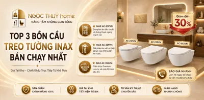 Bảng Giá Bồn Cầu Treo Tường INAX Chính Hãng – Ưu Đãi Tại Kho Mới Nhất