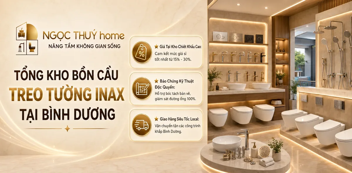 Bảng Giá Bồn Cầu Treo Tường INAX Chính Hãng – Ưu Đãi Tại Kho Mới Nhất