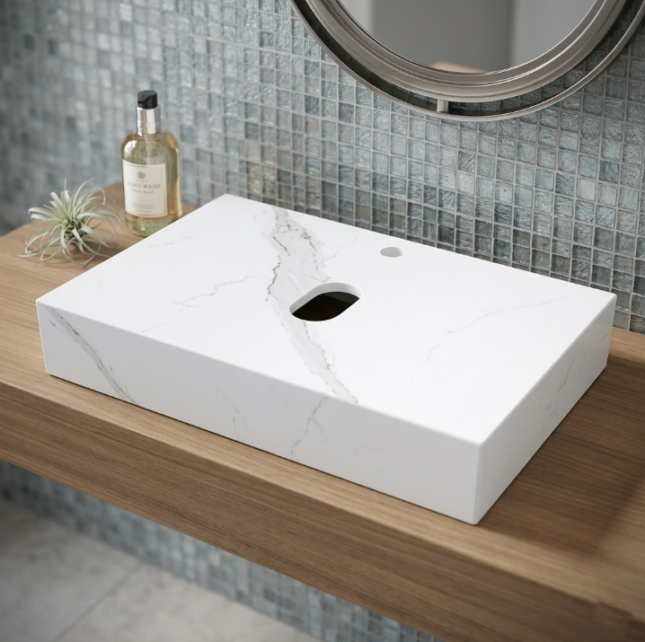 Bàn Đá Lavabo BD-020T | Lavabo Bình Dương - Ngọc Thúy Home