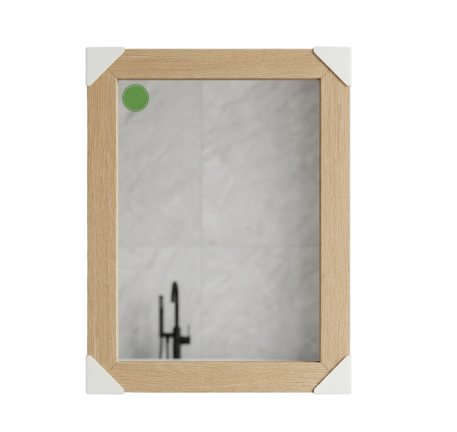 Gương Soi Treo Tường Khung Giả Gỗ | Gương Nhà Tắm Bình Dương - Ngọc Thúy Home