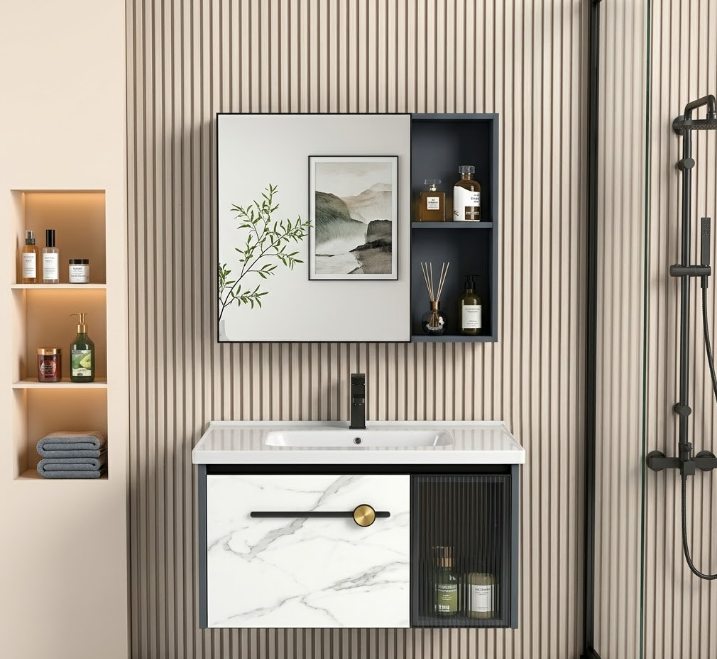 Bộ Tủ Lavabo Treo Tường N04T | Lavabo Bình Dương - Ngọc Thúy Home