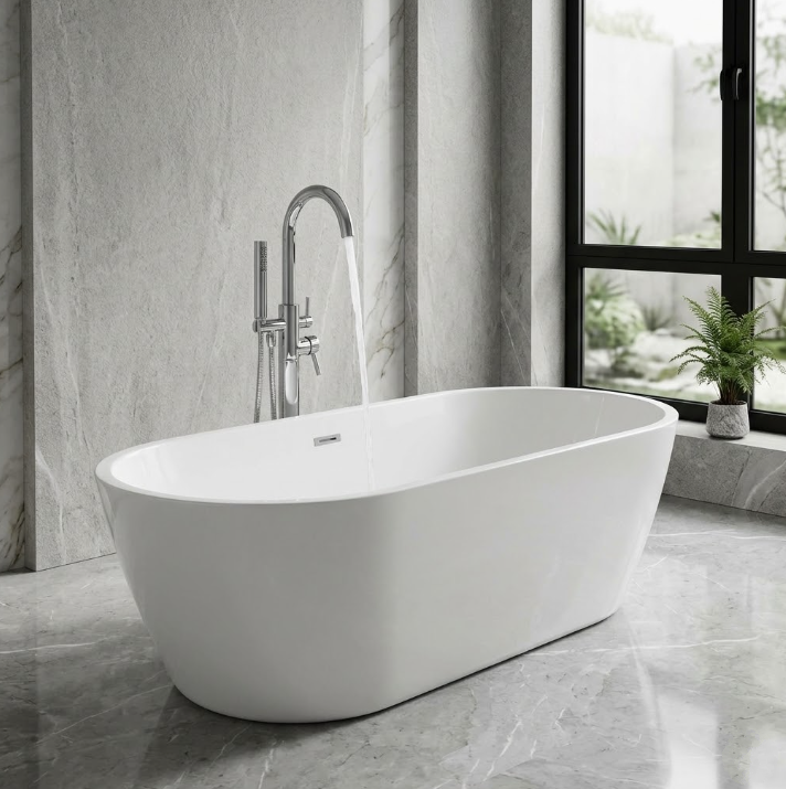 Bồn Tắm Độc Lập BT 04 | Thiết Bị Vệ Sinh Bình Dương - Ngọc Thúy Home