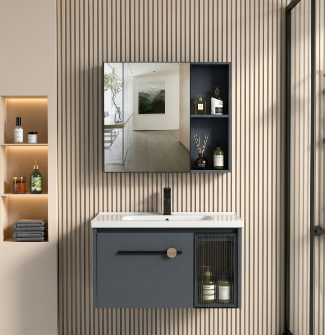 Bộ Tủ Lavabo Treo Tường N04X | Lavabo Bình Dương - Ngọc Thúy Home