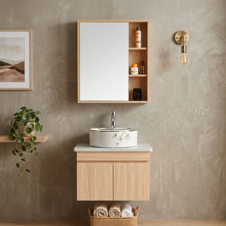 Tủ Lavabo PVC Vân Gỗ Tủ Lavabo 21 | Lavabo Bình Dương - Ngọc Thúy Home