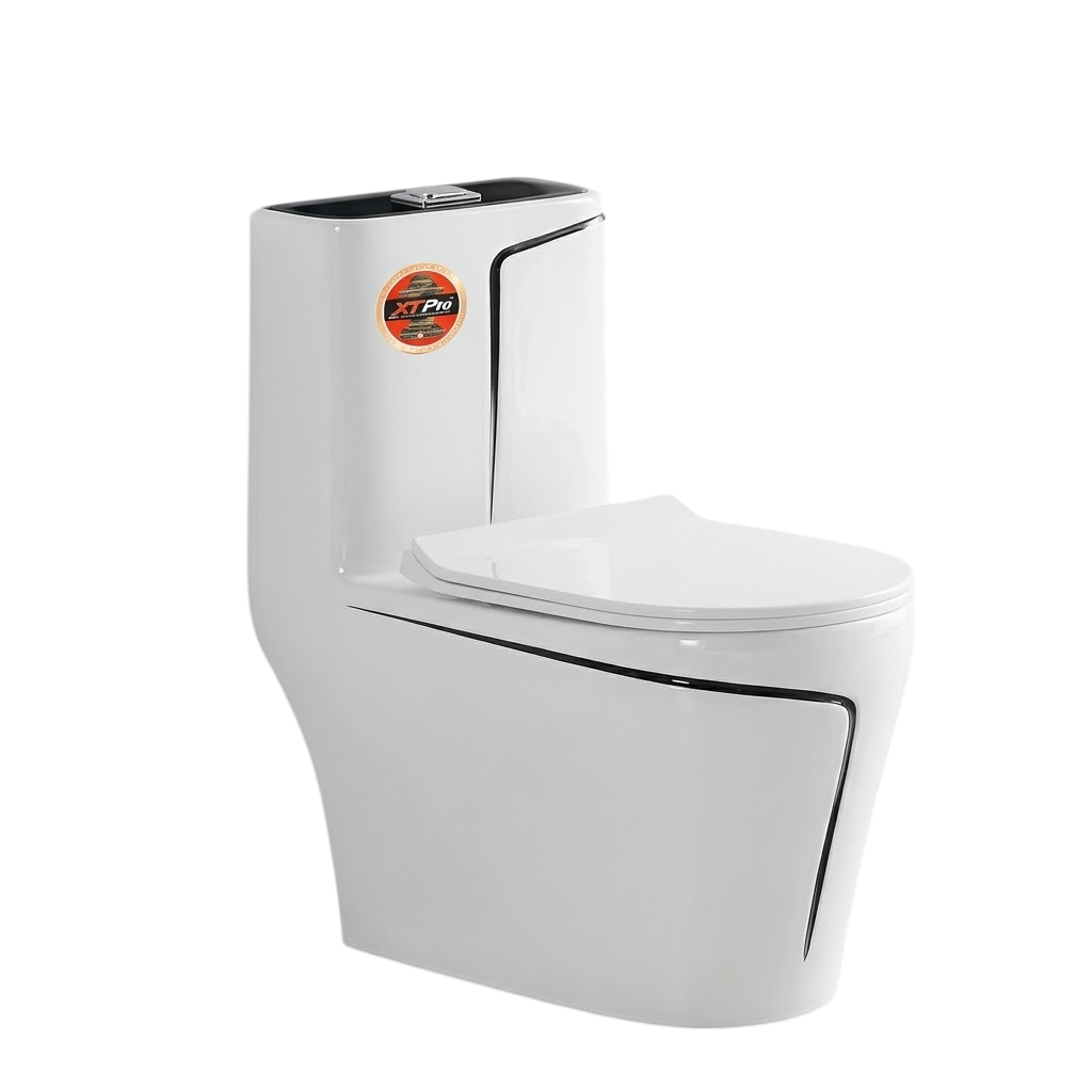 Bồn cầu một khối cao cấp (Thiết kế hiện đại) - XT-BC 09 - Ngọc Thúy Home