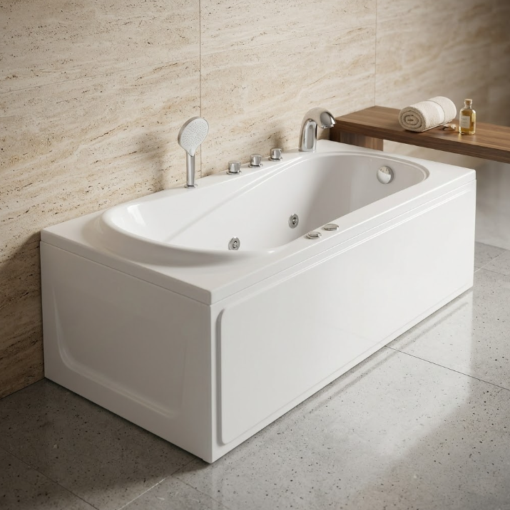 Bồn Tắm Dáng Chữ Nhật BT 06 | Thiết Bị Vệ Sinh Bình Dương - Ngọc Thúy Home