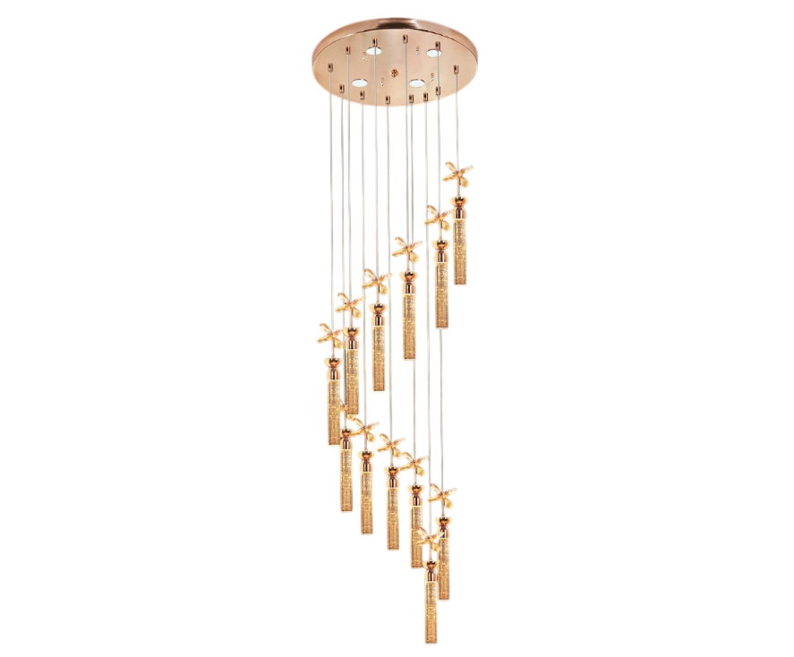 Đèn Thả Thông Tầng NC 9722/12 | Đèn Trang Trí Thủ Dầu Một Bình Dương - Ngọc Thúy Home