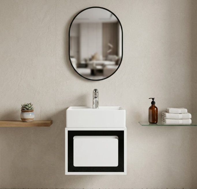 Bộ Tủ Chậu Lavabo Nhỏ Gọn Tủ Lavabo 26 | Lavabo Bình Dương - Ngọc Thúy Home