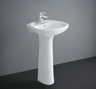 Bộ chậu rửa lavabo treo tường INAX L-284V và chân dài INAX L-284VD - Nội Thất Ngọc Thúy