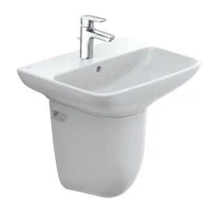 Bộ chậu rửa lavabo treo tường INAX L-289V và chân lửng INAX L-288VC - Nội Thất Ngọc Thúy