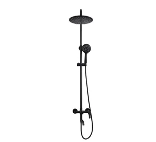 Bộ Sen Cây Tắm Đứng Nóng Lạnh Bát Tròn Matte Black (Đen Mờ) | Thiết Bị Vệ Sinh Bình Dương - Nội Thất Ngọc Thúy