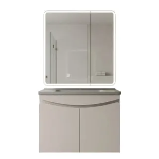 Bộ Tủ Chậu Lavabo Màu Trắng Gương LED Thông Minh | Lavabo Bình Dương - Nội Thất Ngọc Thúy