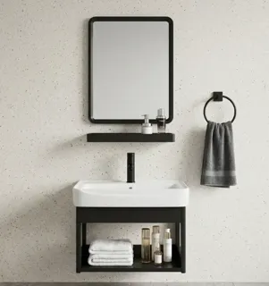 Bộ Tủ Chậu Lavabo Treo Tường Bộ Chân 03 | Lavabo Bình Dương - Nội Thất Ngọc Thúy