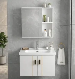 Bộ Tủ Lavabo Treo Tường N05T | Lavabo Bình Dương - Nội Thất Ngọc Thúy