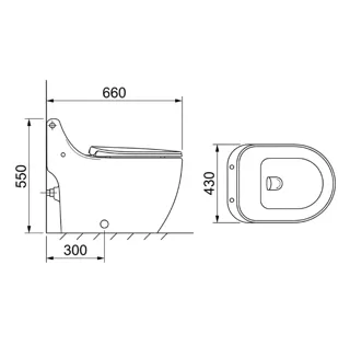 Hình ảnh Bồn Cầu Liên Khối XT-BC 23 | Thiết Bị Vệ Sinh Bình Dương