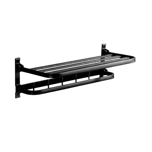 Máng khăn tắm đa năng (Kệ vắt khăn) - MKT-20-đen - Ngọc Thúy Home