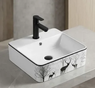 Chậu Lavabo Treo Tường Nghệ Thuật LB 46 | Lavabo Bình Dương - Nội Thất Ngọc Thúy