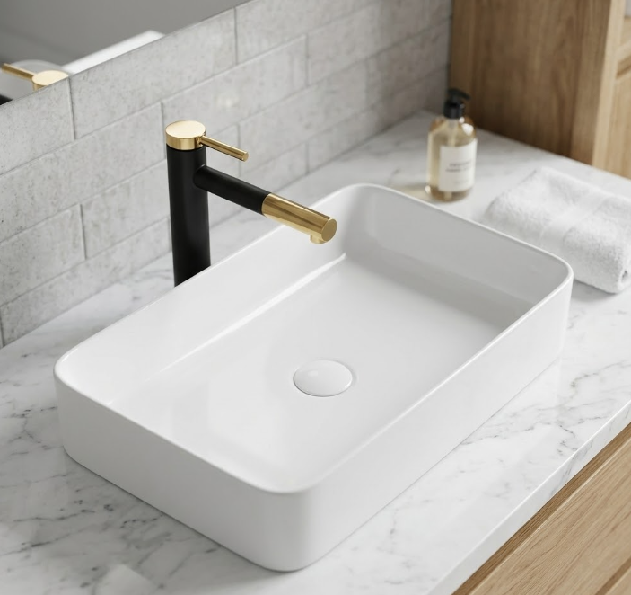 Chậu Lavabo Đặt Bàn LB 55 | Lavabo Bình Dương - Ngọc Thúy Home