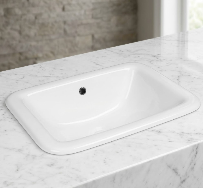 Chậu Lavabo Bán Âm LB 23 | Lavabo Bình Dương - Ngọc Thúy Home