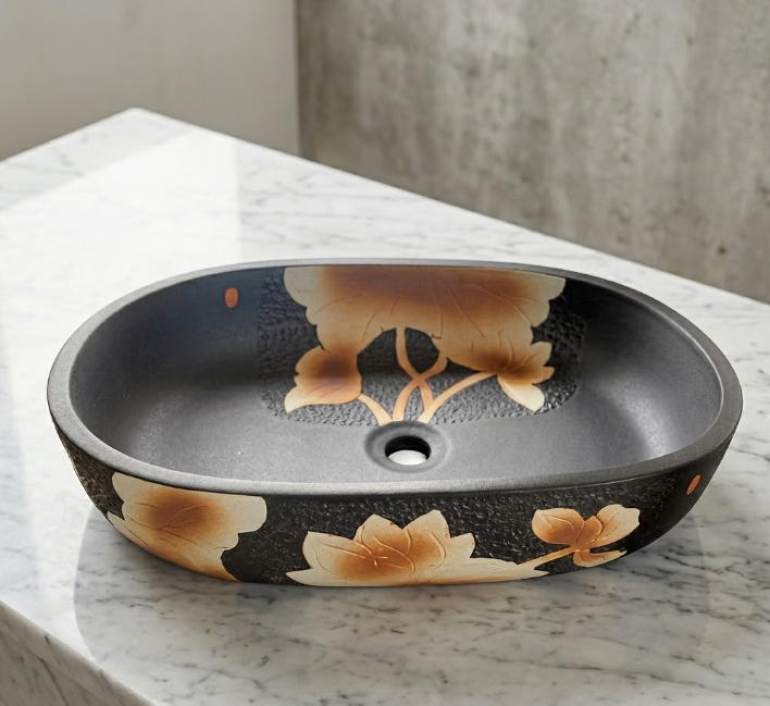 Chậu Lavabo Đặt Bàn Nghệ Thuật LB 30 | Lavabo Bình Dương - Ngọc Thúy Home