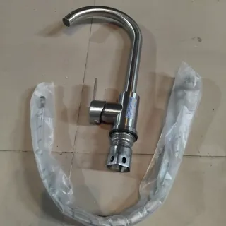 Hình ảnh Vòi Rửa Bát Nóng Lạnh Inox 304 Cần Cứng | Thiết Bị Nhà Bếp Bình Dương